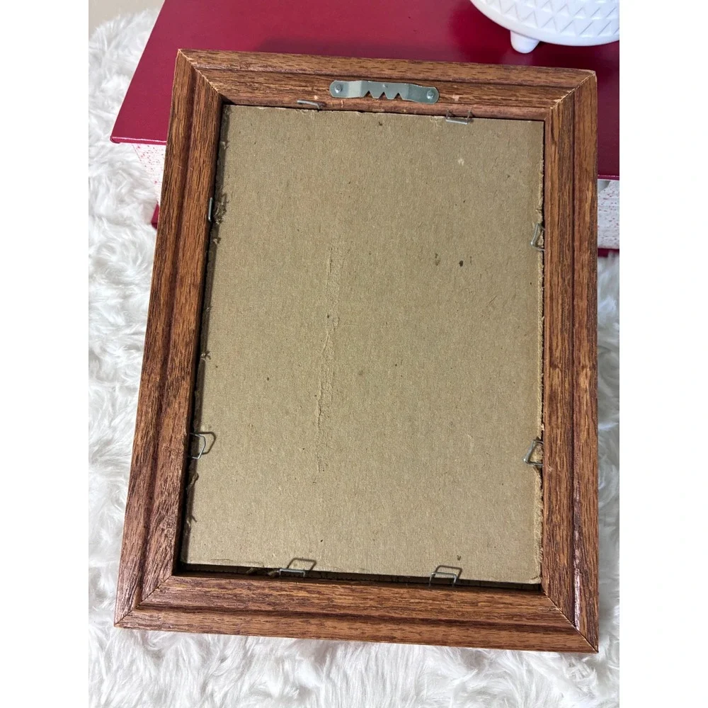 Vintage Oak Rustic Brown Wood Grain 5x7 Picture Frame